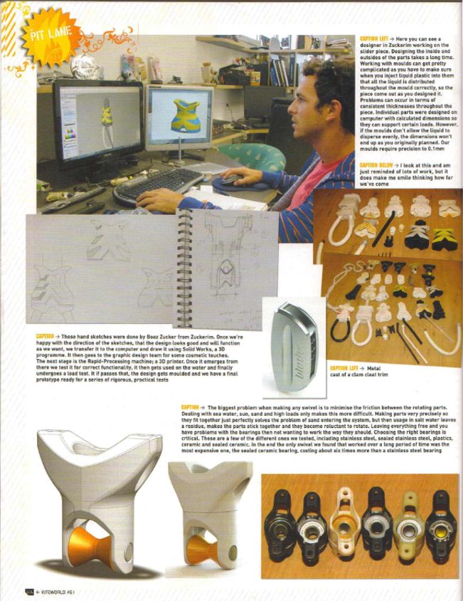 Boaz Zucker designing BladeKites