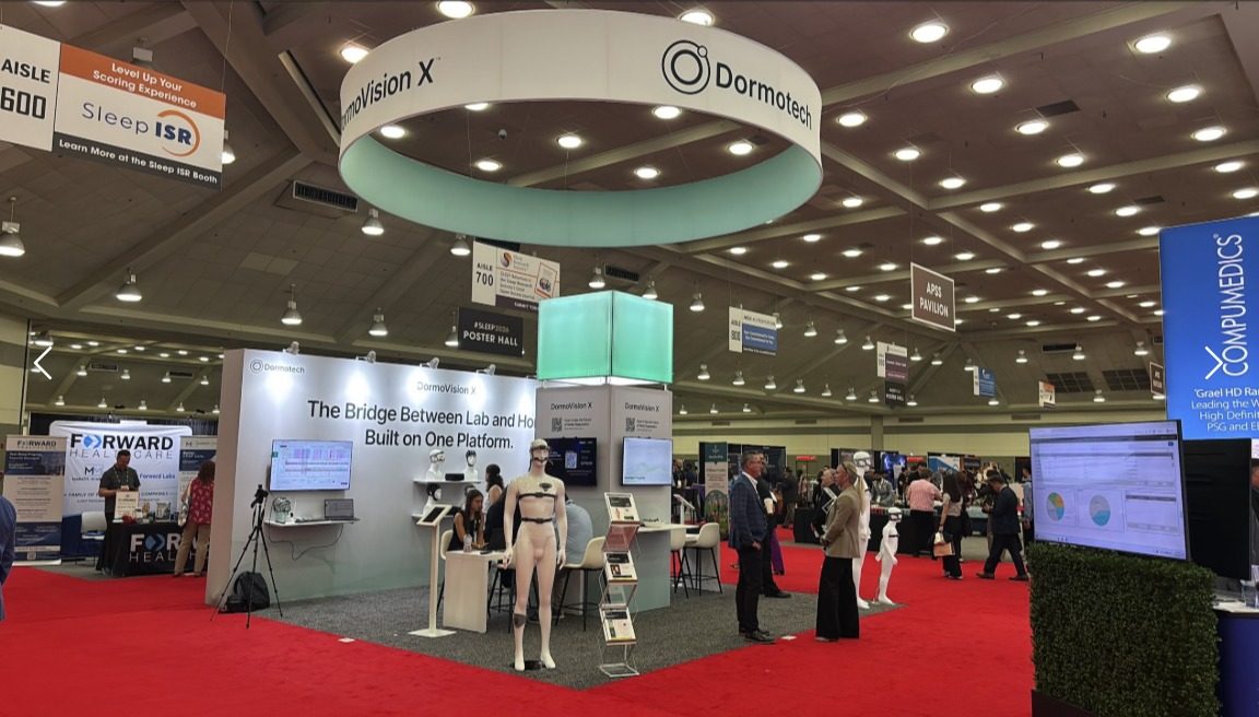 Dormotech DormoVision X booth at SLEEP 2025