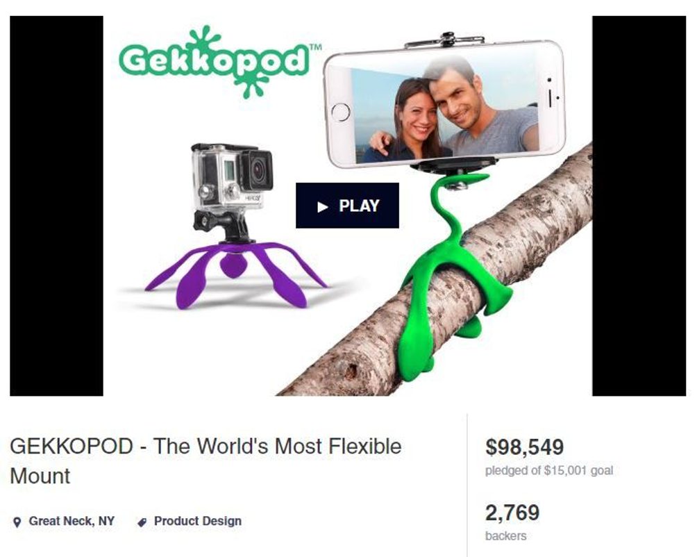 Gekkopod Kickstarter campaign