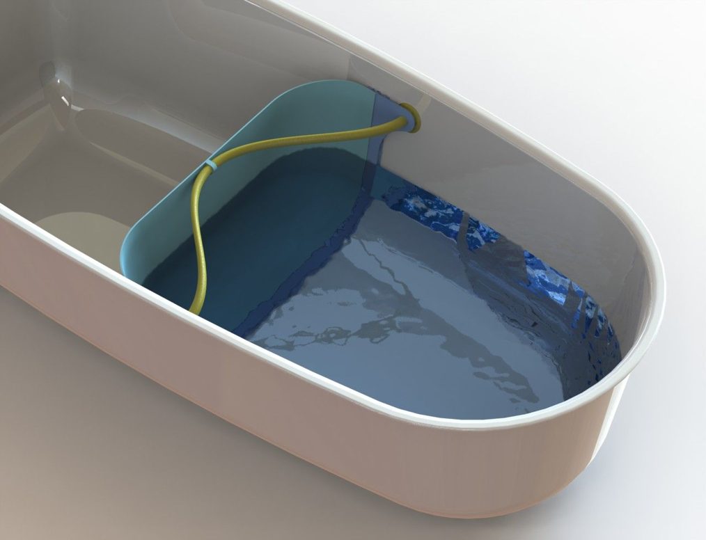 HalfBath CAD render