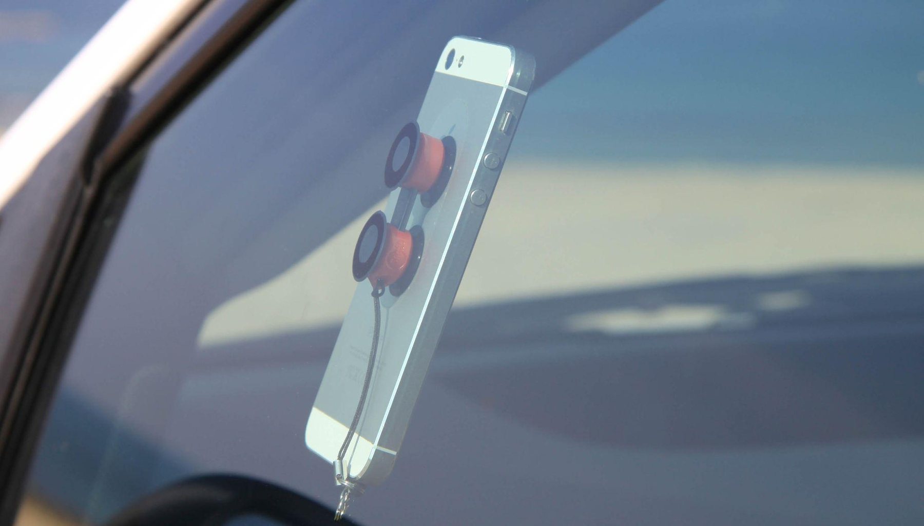 Sticko in car mount